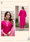 Florina Vol 1 By Vaniska Roman Silk Khatli Kurti With Bottom Dupatta Wholesale Online